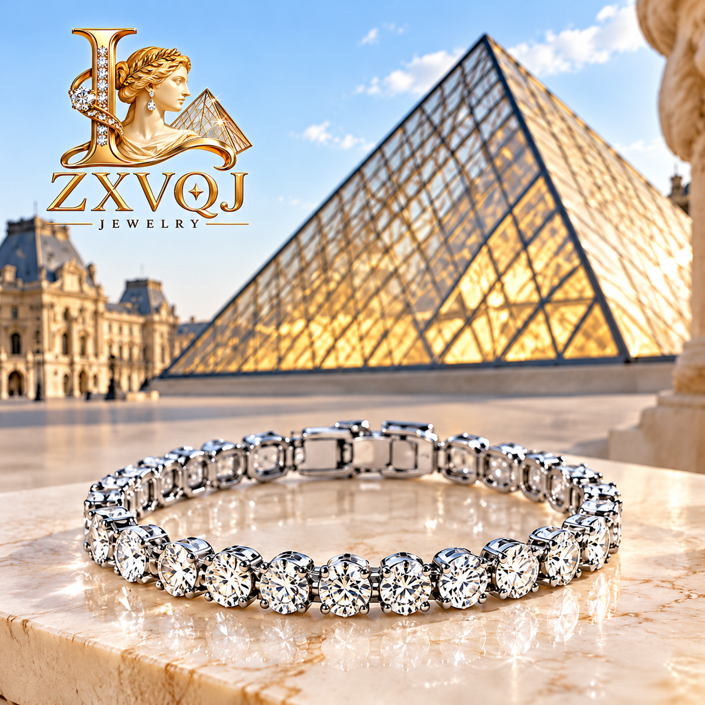 Classic Sparkle Tennis Bracelet — styled view