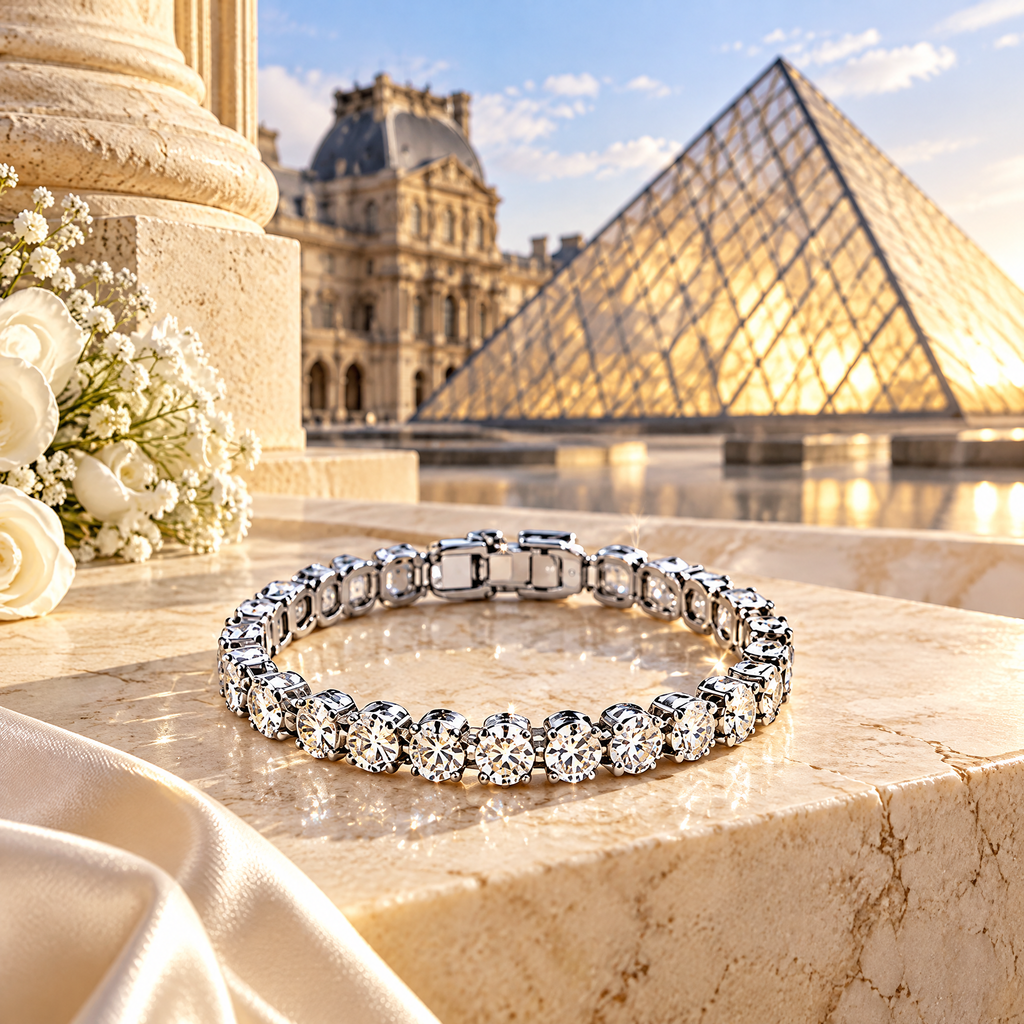 Classic Sparkle Tennis Bracelet — styling inspiration