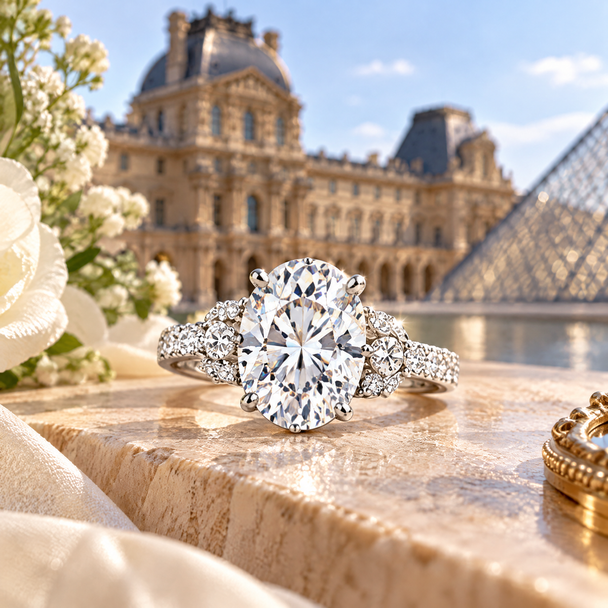 Oval Radiance Crystal-Look Ring — styling inspiration